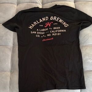Harland Brewing Black T-Shirt size medium